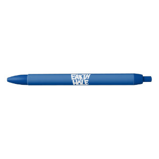 Caneta de tinta azul Earth Hole