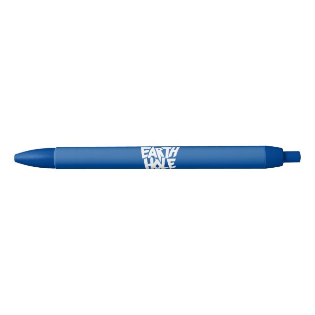 Caneta de tinta azul Earth Hole (Frente)