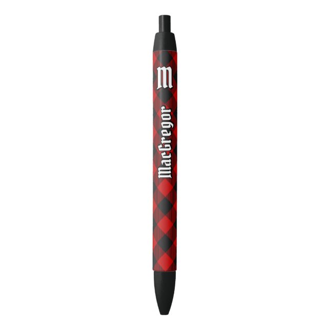 Caneta de Tinta MacGregor Rob Roy Tartan (Frente Vertical)