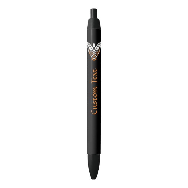Caneta de Tinta Preta Celta para Aves (Frente Vertical)