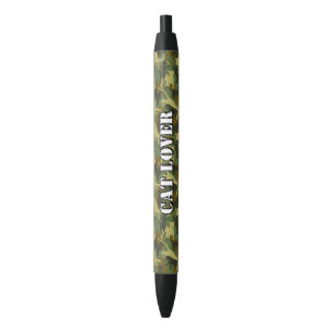 Caneta de Tinta Preta da Camuflagem de Cats Woodla