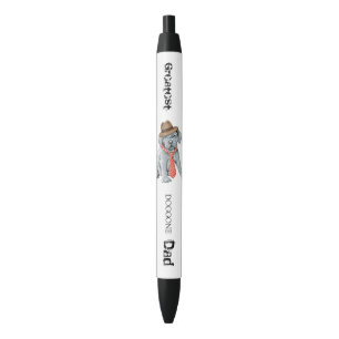 Caneta de Tinta Preta do Pai Mastino