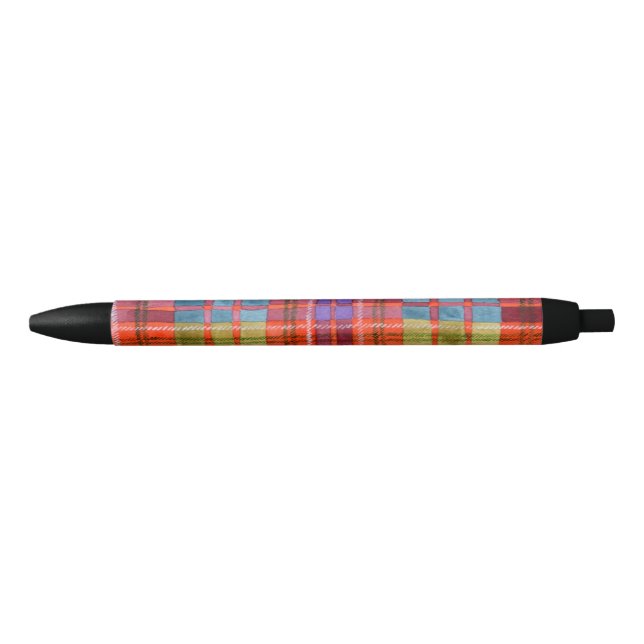 CANETA de Tinta Preta MAC RAE TARTAN (Frente)