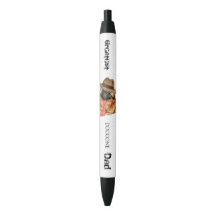 Caneta de tinta preta Pai de Pekingese