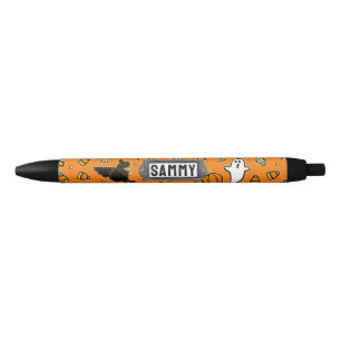 Caneta de Tinta Preta Personalizada do Halloween