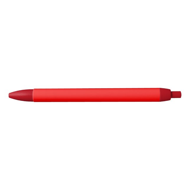 Caneta de tinta preta vermelha (Frente)