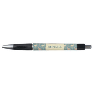 Caneta Deco de Arte Personalizada inspirou Flamingo com p