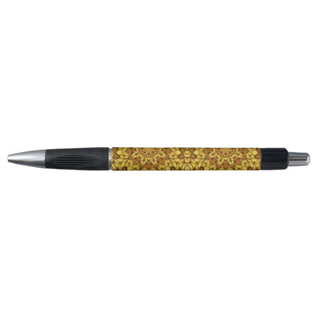 Caneta Design abstrato antigo do ouro Mandala - 63495 (Frente)