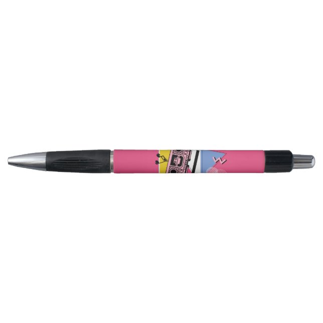 Caneta Design da caixa de diálogo com estilo retro (Frente)