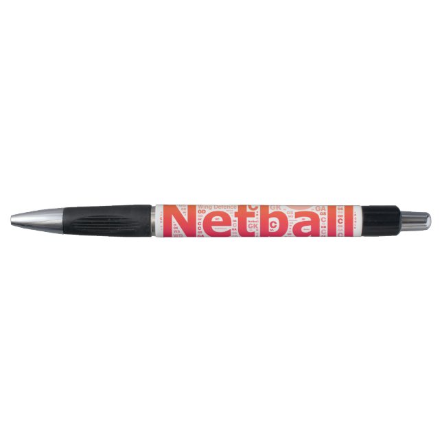 Caneta Design da tipografia das posições do Netball (Frente)