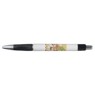 Caneta Design de texto "Aloha" com estilo retrô