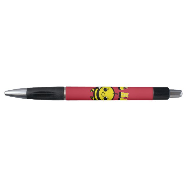 Caneta Design de texto de abelhas (Frente)