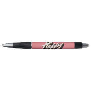 Caneta Design de texto Feliz