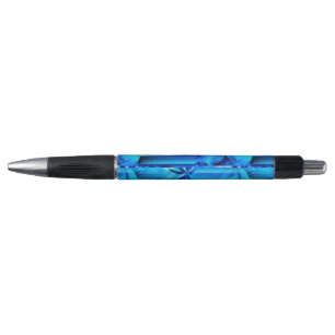 Caneta Design gráfico sem costura - preto azul I