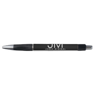 Caneta Design Minimalista Profissional Moderno Preto e