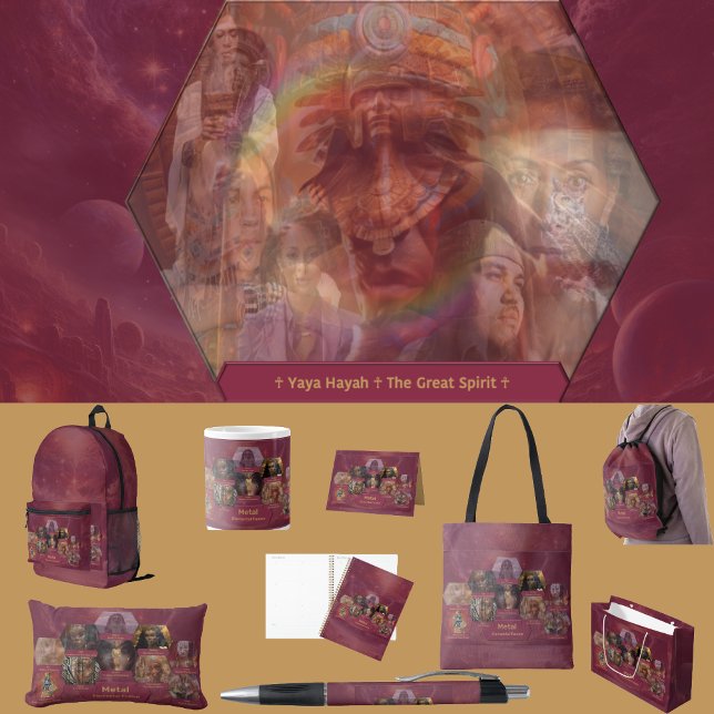 Caneta “Deuses e Deusas do Metal”  (Get the full “Gods + Goddesses Of Metal” collection at: https://bit.ly/OurAncestorsZazzle)