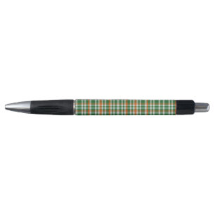Caneta dia de São Patrício bandeira da Irlanda gingham co