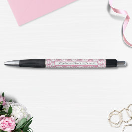 Caneta Ela é Casando de Arco de Rosa