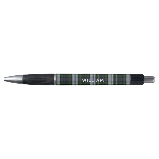 Caneta Elegant Plaid Gordon Rustic Tartan Custom (Frente)