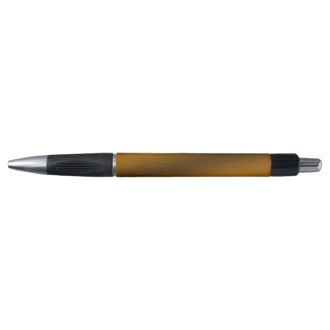 Caneta Elegante Bronze Falso Escovado (Frente)