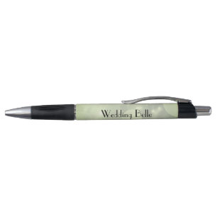 Caneta Elegante Green Sparkle personalizou a Bela de Casa