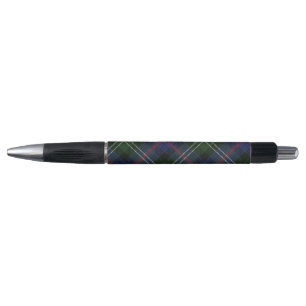 Caneta Elegante Xadrez Rústico Clã Sutherland Tartan