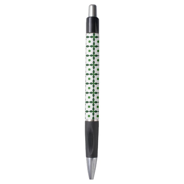 Caneta Emerald Gemstone Art, Verde (Frente Vertical)