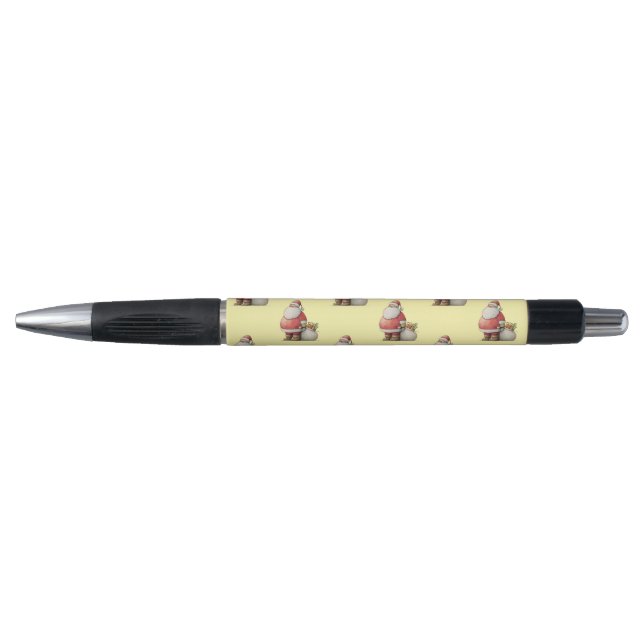 Caneta Emerald Simples Cute Papai Noel  (Frente)