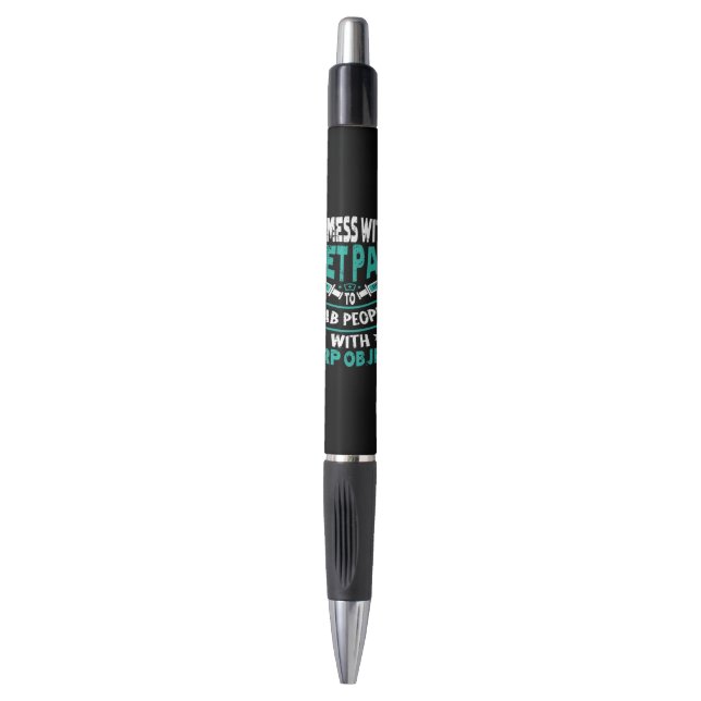 Caneta Engraçado eu ser pago para apunhalar pessoas com o (Frente Vertical)