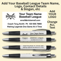 Equipe da Liga do Baseball - Adicione seus próprio