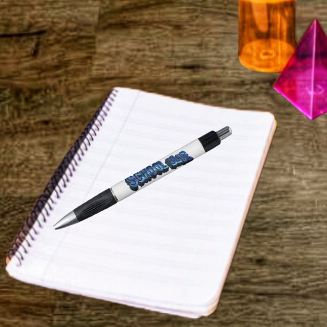 Caneta Escola Bluz-3DII (Writing is so much fun, when you use your own customized pen!)