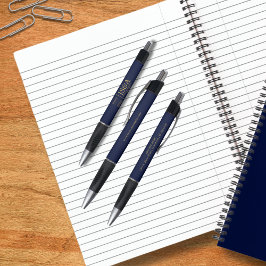 Caneta Escritório de Advocacia Colunas da Justiça Azul Es