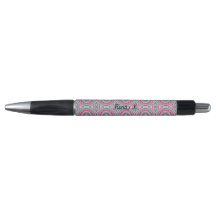 Caneta Esferográfica Personalizável com Padrão Cir