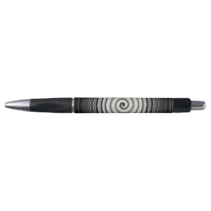 Caneta Espiral branca e negra