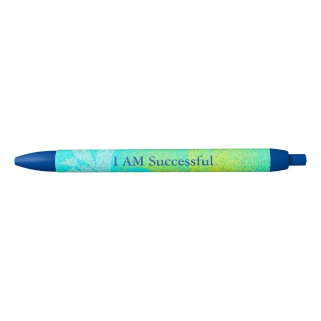 caneta "Eu sou bem-sucedido", tinta preta (Frente)