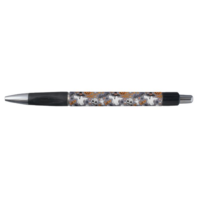 Caneta Fantasmas Spooky e Monstros Cute Assustadores (Frente)
