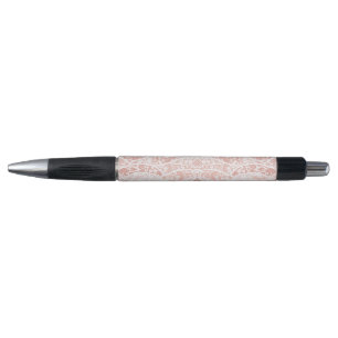 Caneta Faux White Lace Fishnet Pen Gift