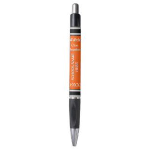 Caneta Favoritos para festas de Reunião de Classe Laranja