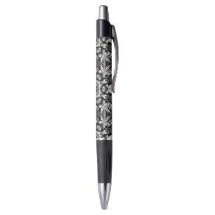 Caneta Felicidade Preto e Branco