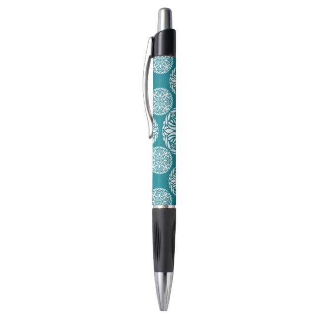 Caneta Floco de neve floral do inverno (Topo (Vertical))