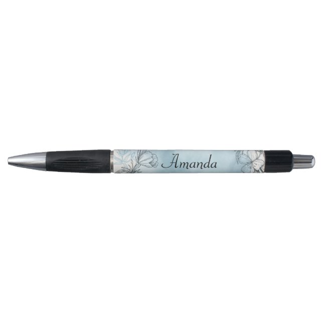 Caneta Floral e Aquarela (Frente)