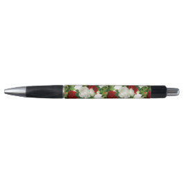 Caneta Floral Rosa Vintage