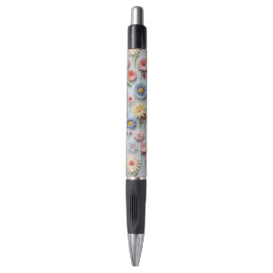 Caneta Flores 3D-