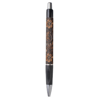 Caneta Flores Marrons Ocidentais