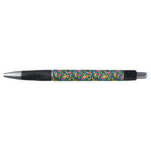 Caneta Flores Vibrantes Ditsy Padrão Floral-43785