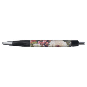 Caneta Foto de Buquê de Flores Românticas