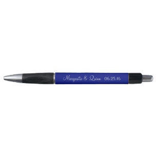 Caneta Ftalo Blue Personalized Weding Favor