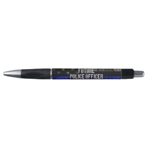 Caneta Futuro Oficial Policial Thin Blue Line Afetado Fl