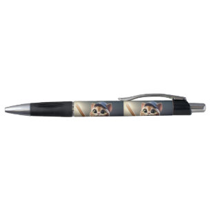 Caneta Gato De Beisebol Engraçado,