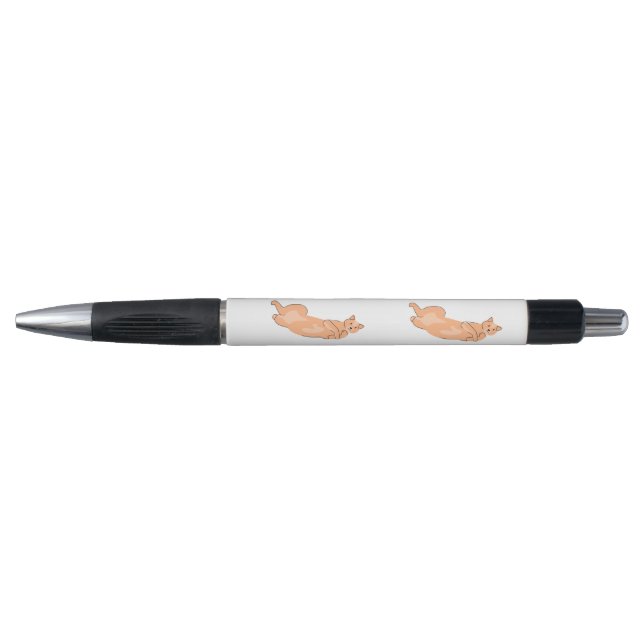Caneta Gato laranja (Frente)